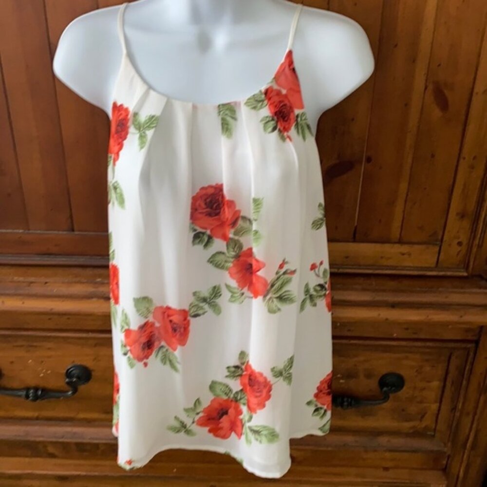 NEW DNA couture 100% polyester with floral printing